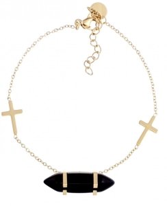 BRACELET GOLD CELEBRITY NEREZOVÁ OCEL
