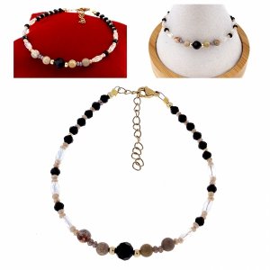 BRACELET GOLD CELEBRITY NEREZOVÁ OCEL