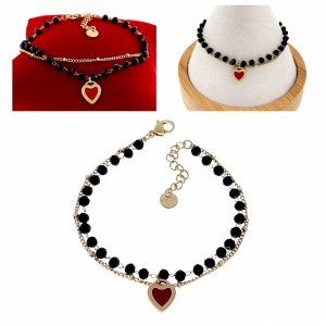 BRACELET GOLD CELEBRITY NEREZOVÁ OCEL