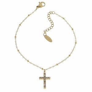 BRACELET GOLD CELEBRITY NEREZOVÁ OCEL