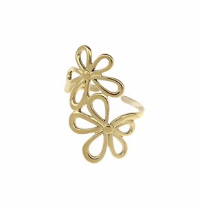 prstenec. 18,30 mm zlatá nerezová ocel