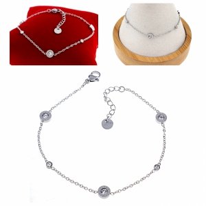 BRACELET GOLD CELEBRITY NEREZOVÁ OCEL