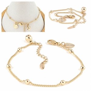 Armband aus 18 Karat vergoldetem Gold