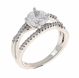 Goldring 17,00 mm. vergoldete Verlobung Xuping