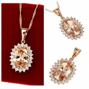 Goldanhänger 18 Karat glänzendes Xuping