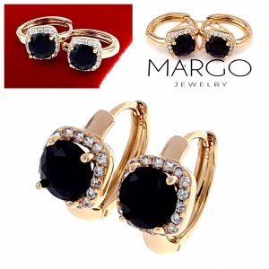 exklusive swarovski vergoldete ohrringe