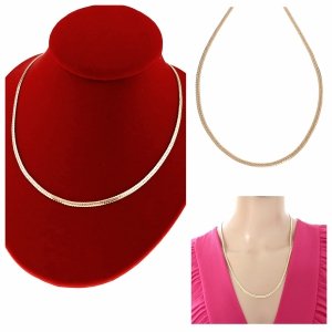 Gold vergoldete Kette 18 Karat Xuping
