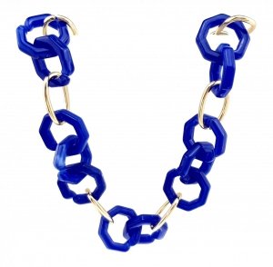 Goldkette Acryl Halskette