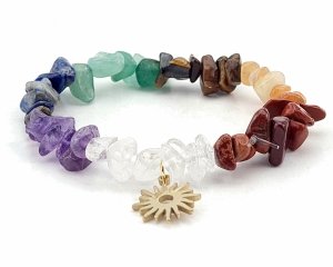 GOLDENES ARMBAND MIT EDELSTAHL