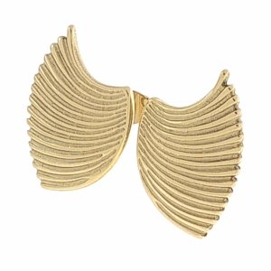 goldene Ohrringe aus Edelstahl