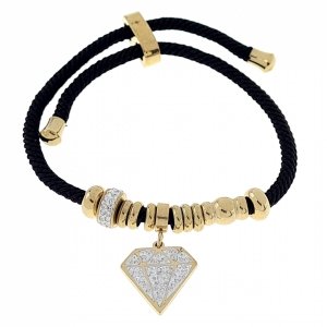 GOLDENES ARMBAND MIT EDELSTAHL