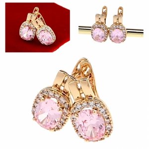 exklusive swarovski vergoldete ohrringe 