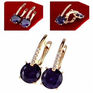 exklusive swarovski vergoldete ohrringe 