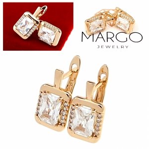 exklusive swarovski vergoldete ohrringe