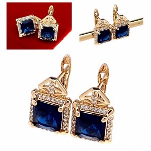 exklusive swarovski vergoldete ohrringe 