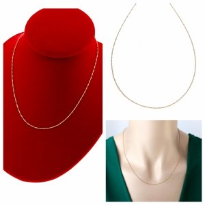 Gold vergoldete Kette 18 Karat Xuping