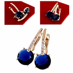 exklusive swarovski vergoldete ohrringe 