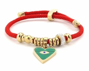 GOLDENES ARMBAND MIT EDELSTAHL