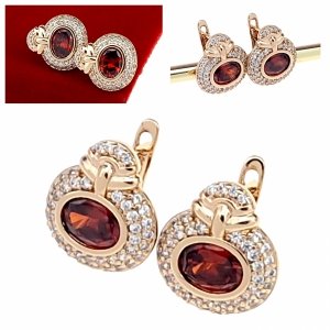 exklusive swarovski vergoldete ohrringe