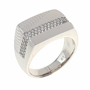 Goldring 20,30 mm. vergoldete Verlobung Xuping
