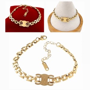 ARMBAND GOLD CELEBRITY EDELSTAHL