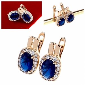 exklusive swarovski vergoldete ohrringe