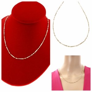 Gold vergoldete Kette 18 Karat Xuping