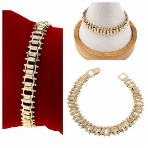 gold-plated 18k gold bracelet 
