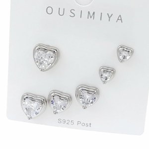 gold plated earrings with exclusive cubic zirconia