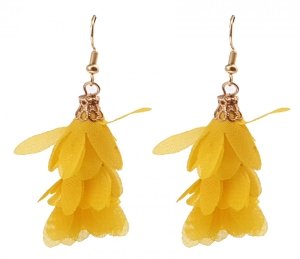 gold earrings made of stainless steel