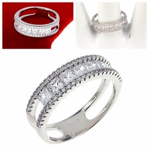 gold ring 18,60mm. gold-plated engagement xuping
