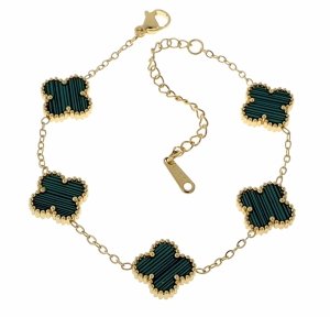 BRACELET GOLD CELEBRITY STAINLESS STEEL