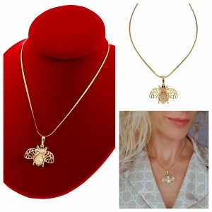 GOLD CHAIN NECKLACE celebrity STAINLESS STEEL