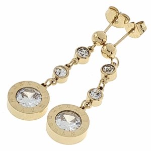gold earrings made of stainless steel