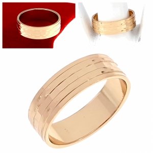 gold ring 18,60mm. gold-plated engagement xuping