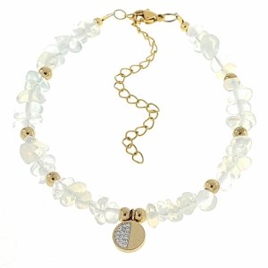 BRACELET GOLD CELEBRITY STAINLESS STEEL