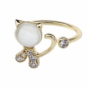 ring 18,30mm gold stainless steel