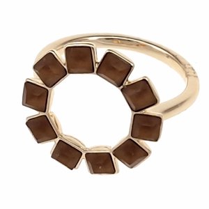 ring 18,30mm gold stainless steel