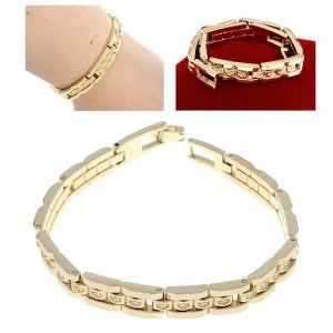 gold bracelet for a gold-plated leg
