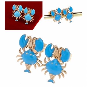 gold plated earrings with exclusive cubic zirconia