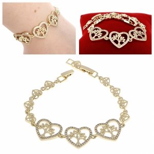 gold bracelet for a gold-plated leg