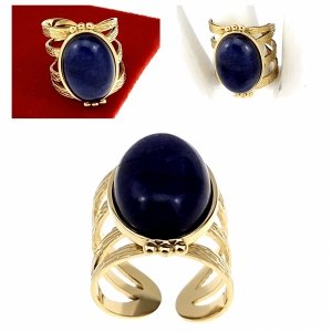ring 18,30mm gold stainless steel
