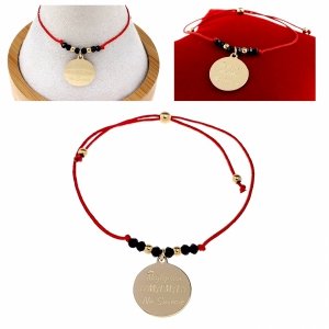 GOLD BRACELET STAINLESS STEEL STRING