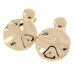 gold plated earrings with exclusive cubic zirconia
