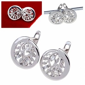gold plated earrings with exclusive cubic zirconia