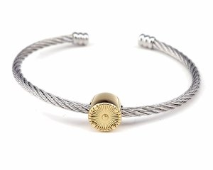 BRACELET GOLD CELEBRITY STAINLESS STEEL