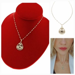 GOLD CHAIN NECKLACE celebrity STAINLESS STEEL