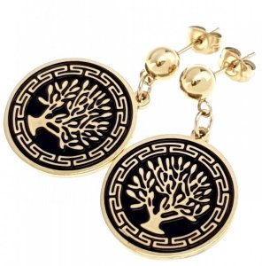 EARRINGS SILVER STAINLESS STEEL CELEBRITY
