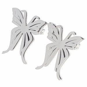 gold earrings made of stainless steel