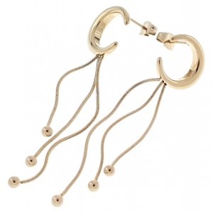 gold earrings made of stainless steel